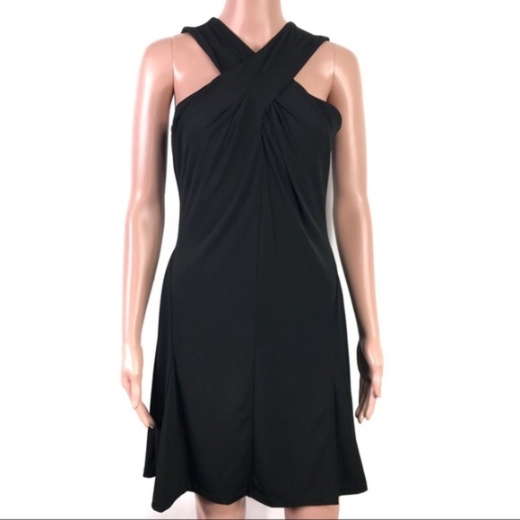 MICHAEL Michael Kors Dresses & Skirts - Michael Kors Black Halter Neck Dress NEW Size 6
